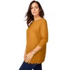 Jessica London Women's Plus Size Scallop Boatneck Tunic - 4 of 4