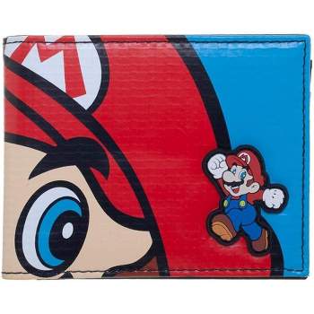 Super Mario Bros Bi-Fold Wallet for mens