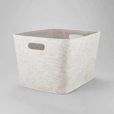 Square Braided Rafia Basket Natural - Brightroom™