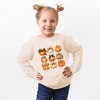 The Juniper Shop Coquette Fall Pumpkin Chart Toddler Graphic Sweatshirt - 2 of 3