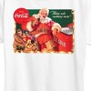 Women's - Coca-Cola - Vintage Santa Claus Ice Cold Short Sleeve Graphic T-Shirt - 2 of 4