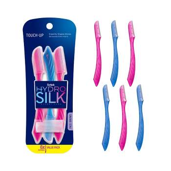Schick Hydro Silk Touch-Up Dermaplaning Tool with Precision Cover - 6 ct