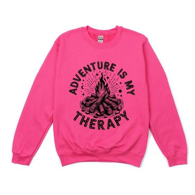 Simply Sage Market Women's Graphic Sweatshirt Adventure Is My Therapy