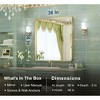 Keonjinn Framed Wall Mirror, Modern Rectangular Bathroom Vanity Mirror, Wall Mounted - 2 of 4