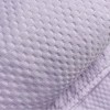 Home Mart Goods 71" x 71" - Purple Fabric Textured Glam luxury Shower Curtain With 12 Metal Hooks - 4 of 4