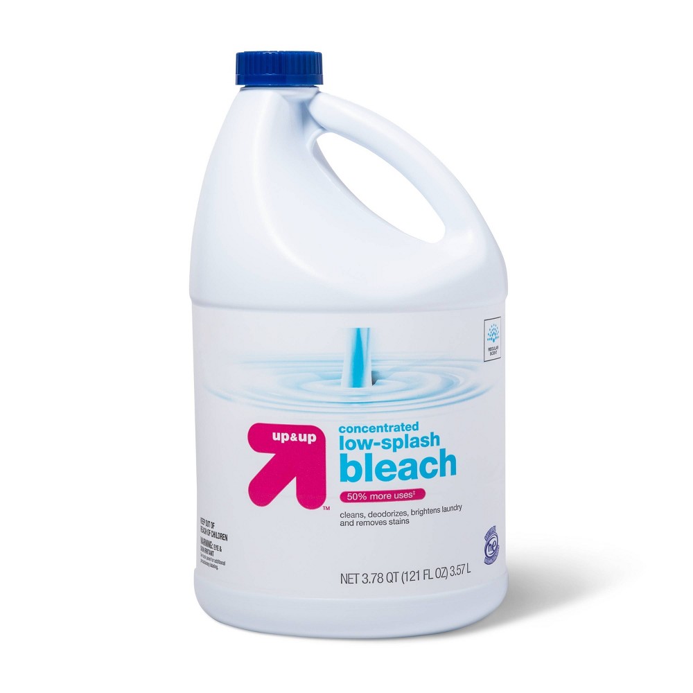 Low Splash Regular Bleach - 121oz - up & up