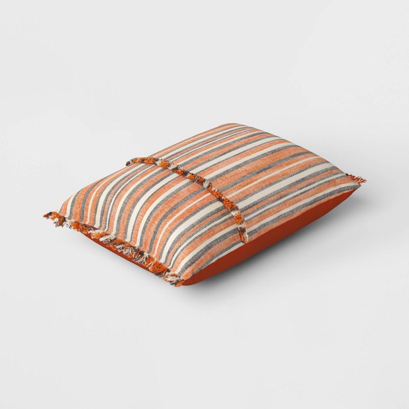 Oversize Striped Woven Gauze Lumbar Halloween Throw Pillow - Threshold&#8482;, 4 of 6