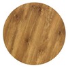 Infurnic End Tables Natural Wood Grain Texture Sticker, Exquisite Wood Grain Surface, Flexible Matching Tabletop Design, Brown, 25.6"*25.6"*15.7" - 4 of 4