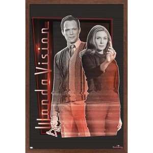 Trends International Marvel WandaVision - Together Framed Wall Poster Prints - 1 of 4