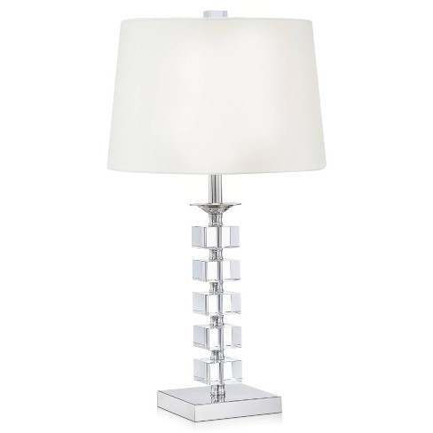 Stacked glass table deals lamp