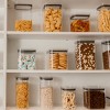 OU Airtight Food Storage Container 8pc (set of 4) BPA Free Clear Plastic Storage Container with Leak Proof Lid, Stackable Kitchen Pantry Organizer - 4 of 4