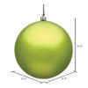 Vickerman Lime Ball Ornament - 2 of 4