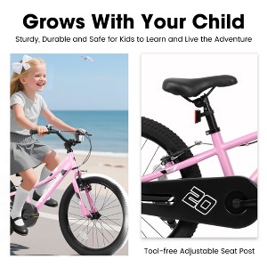 Kids' Bike 20 Inch Wheels, 1-Speed Boys Girls Child Bicycles For 4-7Years, Front V Brake, Rear Holding Brake - 1 of 4