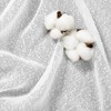 Deconovo 2 Panels Linen Look Dot Sheer Curtains with 8 Grommets, Light Drapes for Living Room - 3 of 4