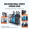 VEVOR Golf Storage Garage Organizer, 3 Golf Bag Stand Holder and Other Sports Equipment Storage Rack, Rolling Ball Cart on Wheels,Outdoor Sport Gear - 3 of 4