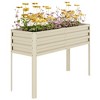 TROPOW Raised Garden Bed with -Watering Reservoir - Tall Elevated Square Planter Box for Vegetables/Herbs - 2 of 4