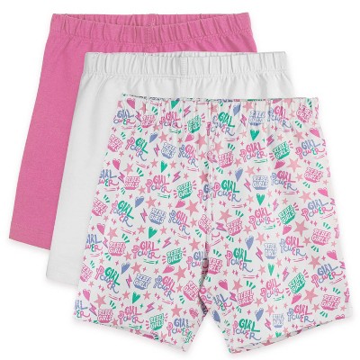 Rebel Girls x Mightly Girls Fair Trade Organic Cotton Bike Shorts 3-pack