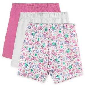 Rebel Girls x Mightly Girls Fair Trade Organic Cotton Bike Shorts 3-pack - 1 of 2