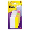 Post-it File Tabs 2 x 1 1/2 Solid Flat Assorted Bright 24/Pack 686PLOY - 2 of 4