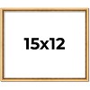 PosterPalooza | Classic Modern Gold Picture Frame - UV Acrylic, Backing Board, Hanging Hardware Included - 2 of 4