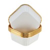 Unique Bargains Square Shape Disposable Baking Cups Aluminum Foil 3.35"x3.35"x1.38" 50 Pcs - 3 of 4
