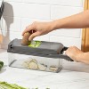 All-In-One Vegetable Chopper & Meal Prep Container –Multifunctional Food Chopper for Potato, Tomato and Veggie with 7 Blades and Strainer Basket - 4 of 4