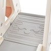 Indoor Kids Slide Set With Basketball Hoop Non-slip Heavy Duty Children Playground Activity Center - 4 of 4