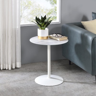 Vynxaria Contemporary Accent Table - Stylish? Side Table for Living Room & Bedroom