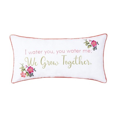 C&F Home 12" x 24" We Grow Together Embroidered Throw Pillow