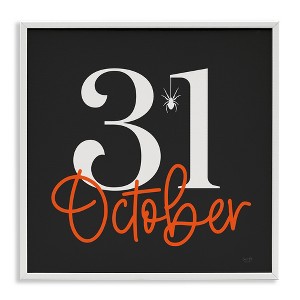 Stupell Industries 31 October Halloween Date Framed Giclee Art - 1 of 4