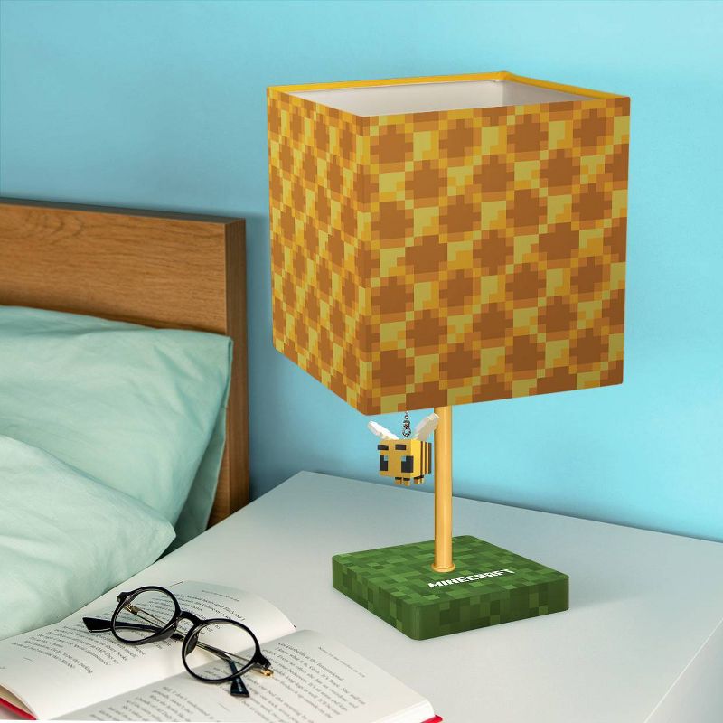 Minecraft Honeycomb Bee Table Lamp, 4 of 9