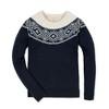 Hope & Henry Women's Organic Long Sleeve Fair Isle Raglan Sweater - image 4 of 4