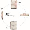 Small Women's RFID Blocking Leather Bifold Wallet with Zipper Coin Pocket, Credit Card Holder & Clear ID Window – Compact Slim Purse - 4 of 4