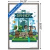 Trends International Minecraft: Legends - Raise Your Banner Framed Wall Poster Prints - 3 of 4