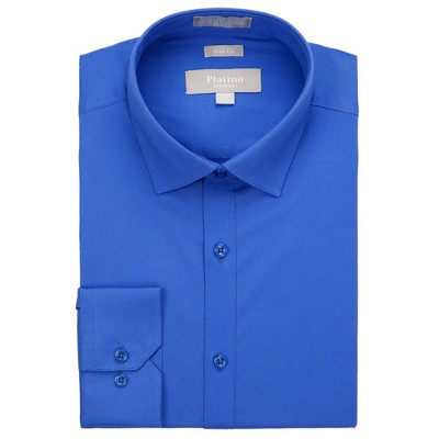 Men's Slim Fit Spandex Dress Shirt From Marquis