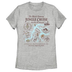 Women's Jungle Cruise Excursion Map T-Shirt - 1 of 4
