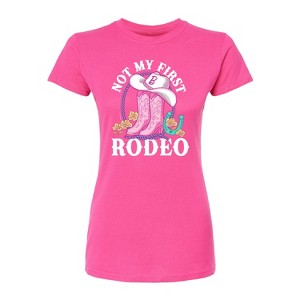 Women's - Barbie - Not My First Rodeo Fitted Graphic T-Shirt - 1 of 2