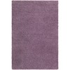 Unique Loom Solid Shag Solid Indoor Woven Area Rug - 2 of 4