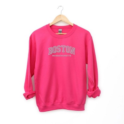 Simply Sage Market Women's Graphic Sweatshirt Embroidered Boston Massachusetts