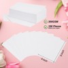 Unique Bargains Pure Cotton Water Coloring Paint Papers 100 Pcs White - 2 of 4