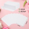 Unique Bargains Pure Cotton Water Coloring Paint Papers 100 Pcs White - image 2 of 4