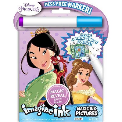 disney princess mess free imagine ink activity set