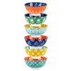 Certified International Set of 6 13oz Carnival All Purpose Bowls - 2 of 4