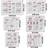 JDICTION Multi-Shape Silicone Mold Set - Hexagon, Round, Crescent Moon, Pentagram & Heart For Resin Jewelry Making, Earrings, Keychains & Pendants - 2 of 4