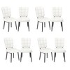 Dining Chairs Set of 2/4/6/8, Upholstered Kitchen Chairs with Thick Cushion for Dining Room - 2 of 4