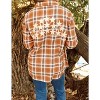 Women's Star Flannel Shirt - Blue B - 3 of 4