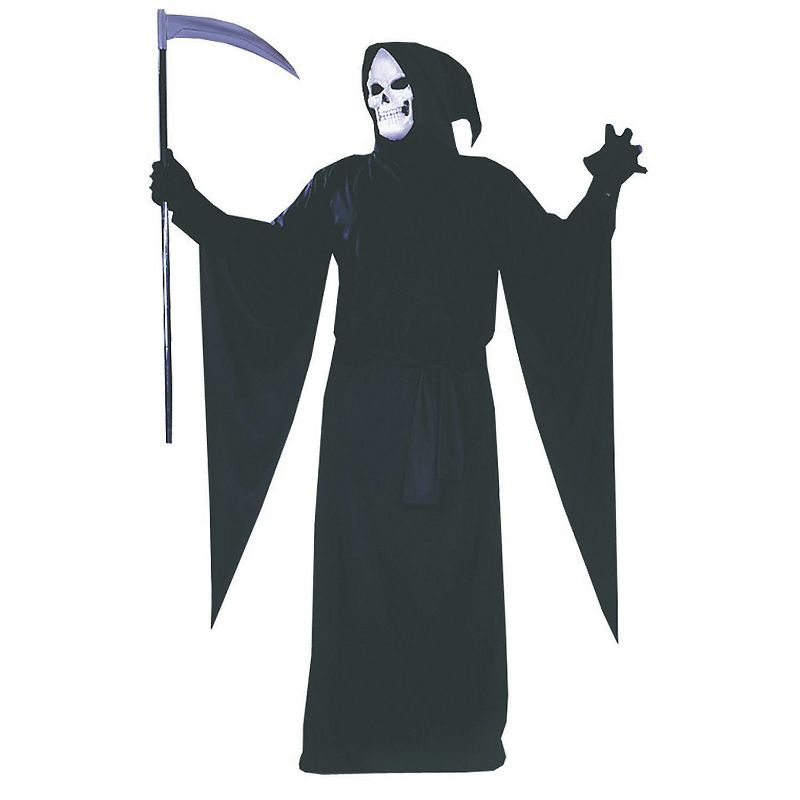 Halloween Express Men's Grim Reaper Halloween Costume - Size XX Large - Black, 1 of 2