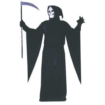 Halloween Express Men's Grim Reaper Halloween Costume - Size XX Large - Black