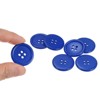 Unique Bargains Resin Craft Snap Round Flat 4-Hole Sewing Buttons 50 Pcs - 4 of 4