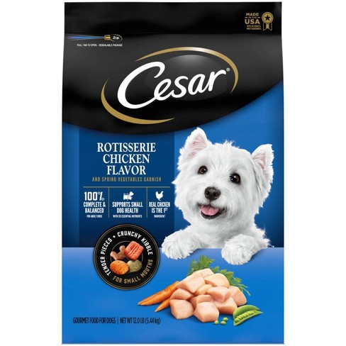 Cesar Small Breed Rotisserie Chicken With Spring Vegetables Adult Dry